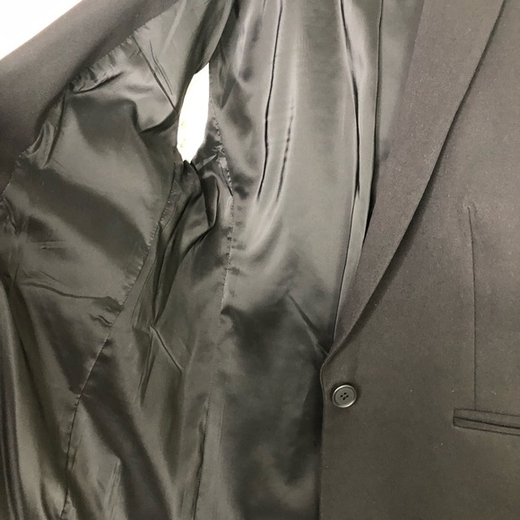 J.Crew BI Stretch black, one button closure blazer - Picture 4 of 12